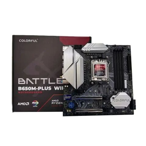 Mainboard Colorful Battle-AX B650M Plus V15 Wifi DDR5 | AM5, mATX, 4 khe RAM