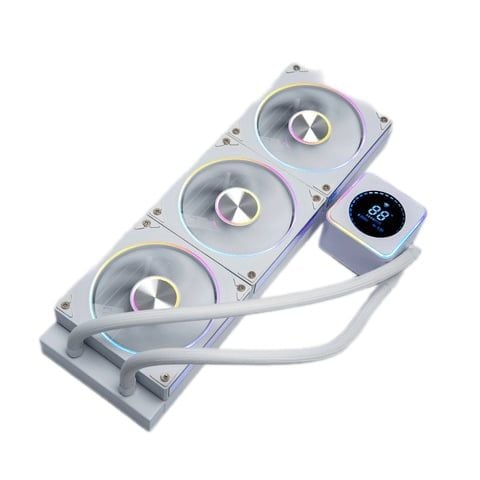  Tản nhiệt nước Leopard AstroBeat 360 White | ARGB Display, Trắng 