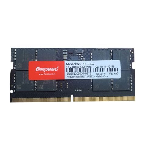RAM Laptop Faspeed 16GB DDR5 | (1x16GB), 4800MHz (N5-48-16GAZ)