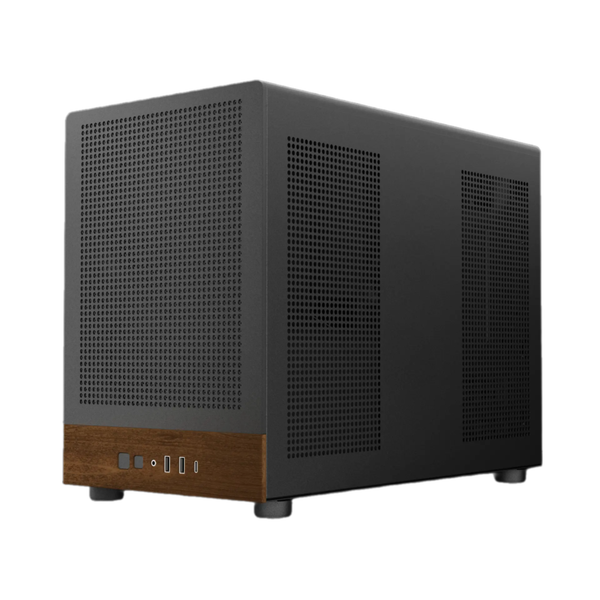  Thùng máy Case Gamdias Athena M4M | M-ATX, Mặt Gỗ 