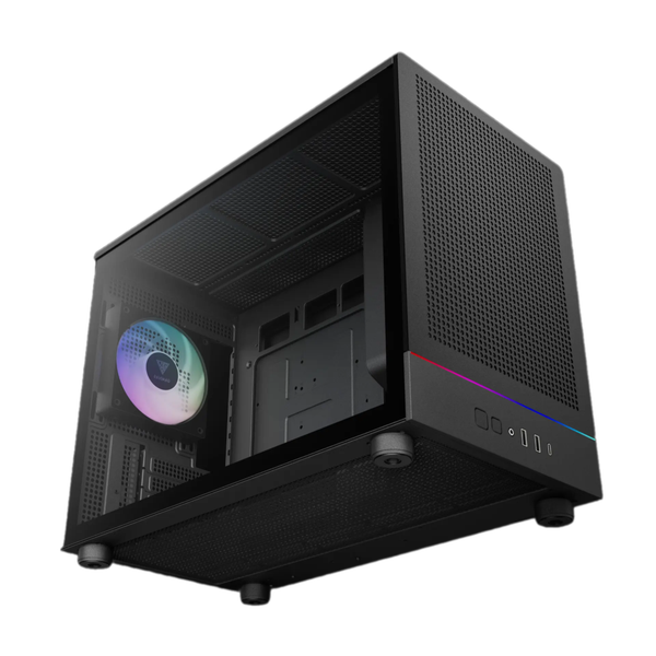  Thùng máy Case Gamdias Athena M4M | M-ATX, Đen 