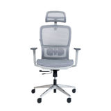  Ghế công thái học GAMI LUM2 | Xám, 150kg, Chân xoay, tay 2D, Lưng lưới 