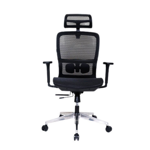  Ghế công thái học GAMI LUM2 | Đen, 150kg, Chân xoay, tay 3D, Lưng lưới 