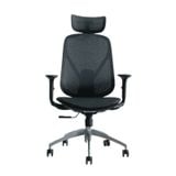  Ghế công thái học Epione ElysChair All Black | Lưng lưới, Kèm tựa đầu, Đen 