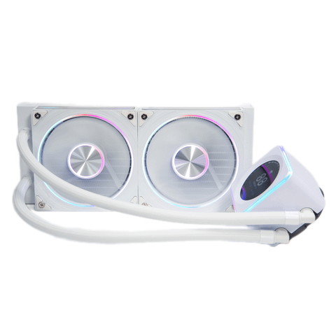  Tản nhiệt nước Leopard AstroBeat 240 White | ARGB Display, Trắng 