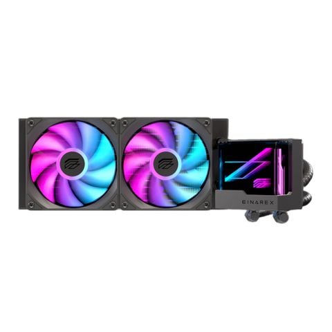 Tản nhiệt nước EINAREX Vertex Lite 240 ARGB | 240mm, ARGB, Đen
