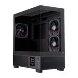  Thùng máy EINAREX SM501D RGB (Kèm sẵn 3 Fan ARGB) | M-ATX, Mặt kính, Đen 