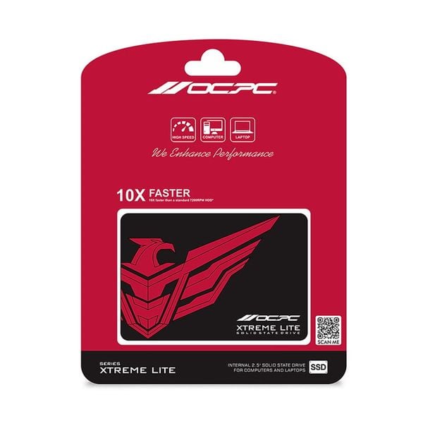  Ổ cứng SSD OCPC XTL-200 128GB SATA III (SSD25S3T128GLT) | 2.5 inch, Read 500MB/s, Write 400MB/s 