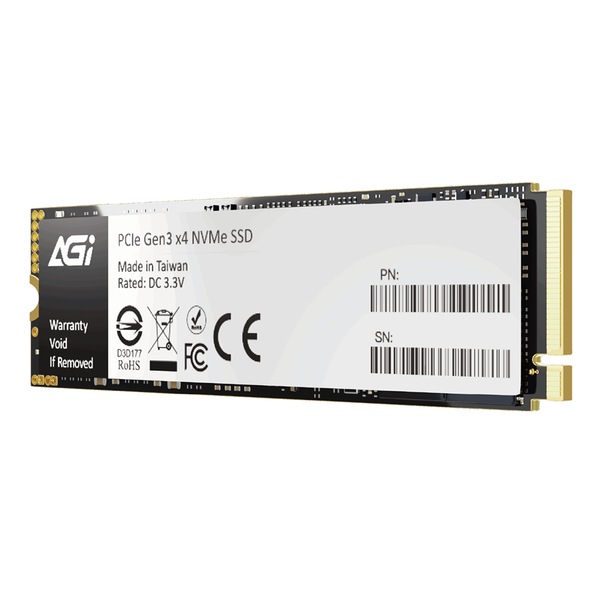  Ổ cứng SSD AGI AI198R 256GB (AGI256G80AI198R-CB) | PCIe Gen3 x4 NVMe, M.2 2280, 3D NAND 