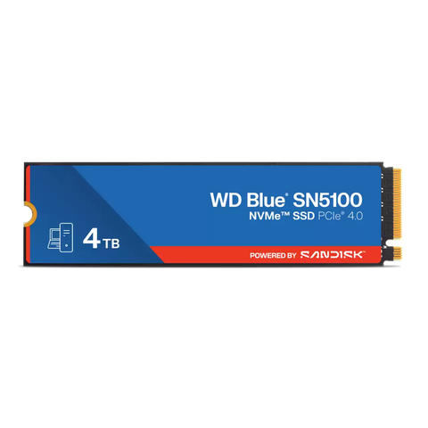 Ổ cứng SSD Western Digital Blue SN5100 4TB | NVMe PCIe Gen4, M.2 2280 (WDS400T5B0E)