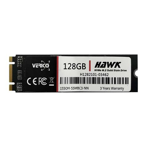 Ổ cứng SSD Verico Hawk 128GB | PCIe Gen3 x2 NVMe, M.2 2280 (1SSOH-SSMBC3-NN)