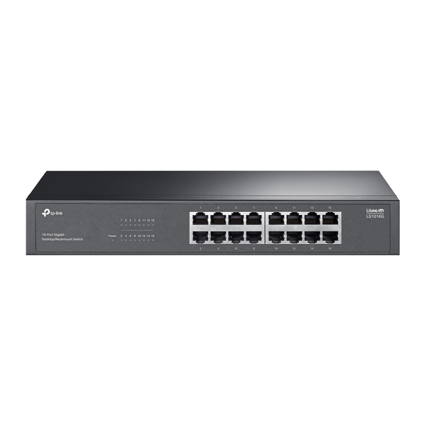  Switch TP-Link 16 Port LS1016G | Gigabit 1000Mbps, 16 Cổng, Fanless, Vỏ kim loại 