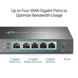  Router Cân Bằng Tải VPN Gigabit Omada TP-LINK ER605 4 Port | 5 Cổng Gigabit WAN/LAN, Load Balance, IPsec VPN 