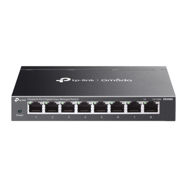 Switch TP-Link Omada 8 Port ES208G | Easy Managed, Gigabit 1000Mbps, 8 Cổng 