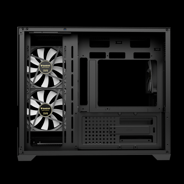  Thùng máy Gamdias GC10M V2 ARGB M-ATX (Kèm Sẵn 3F ARGB) - Đen 