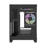  Thùng máy Magic Gaming GM-02 Curved M-ATX Support AIO 240 (Hồ Cá) Không Kèm Sẵn Fan - Đen 