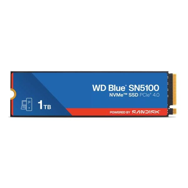 Ổ cứng SSD Western Digital Blue SN5100 1TB | PCIe Gen4 x4 NVMe, M.2 2280 (WDS100T5B0E) 