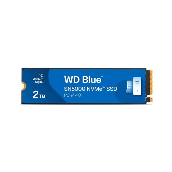  Ổ cứng SSD Western Digital Blue SN5000 2TB | PCIe Gen4 x4 NVMe, M.2 2280 (WDS200T4B0E) 