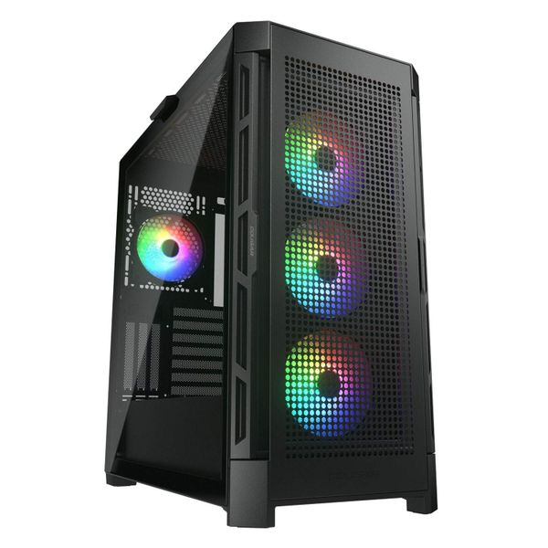  Thùng máy Cougar DuoFace Pro RGB (Kèm Sẵn 4 Fan ARGB) - Đen 