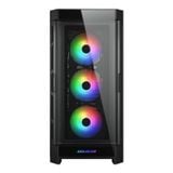  Thùng máy Cougar DuoFace Pro RGB (Kèm Sẵn 4 Fan ARGB) - Đen 