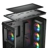  Thùng máy Cougar DuoFace Pro RGB (Kèm Sẵn 4 Fan ARGB) - Đen 