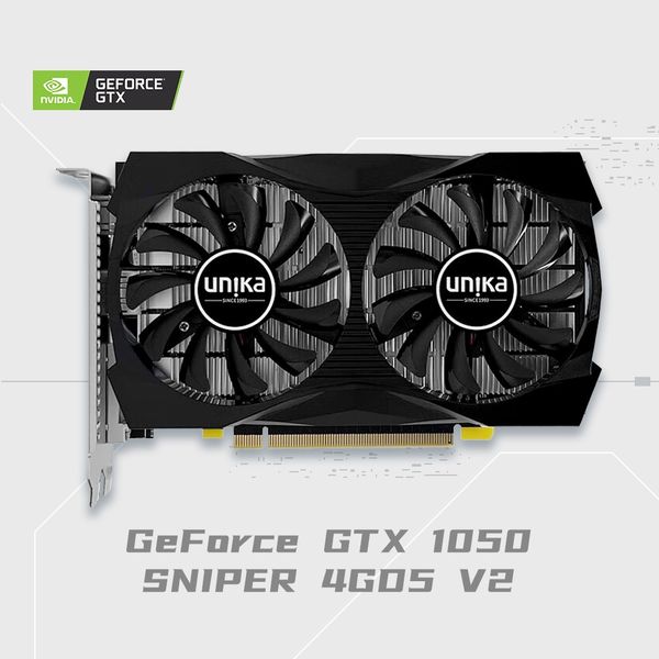  Card màn hình NVIDIA GeForce GTX 1050 Unika Blizzard | 4GB GDDR5, 640 CUDA, 300W 