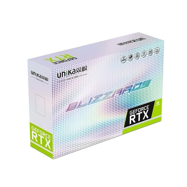  Card màn hình NVIDIA GeForce RTX 2060 Unika Blizzard | 6GB GDDR6, 1920 CUDA, 500W 