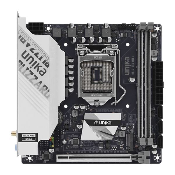  Mainboard Unika H510M.ITX DDR4 | LGA 1200, Mini-ITX, 2 khe RAM 