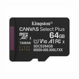  Thẻ Nhớ MicroSD Kingston 64GB Canvas Select Plus Gen3 SDCS3/64GBSP 