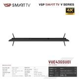  Smart Tivi VSP VUE43GSU01 | Google Tv 43" 4K Led HDR10 Dolby Digital 