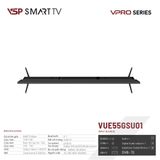  Smart Tivi VSP VUE55GSU01 | Google Tv 55" 4K Led HDR10 Dolby Digital 