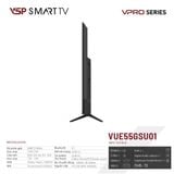  Smart Tivi VSP VUE55GSU01 | Google Tv 55" 4K Led HDR10 Dolby Digital 