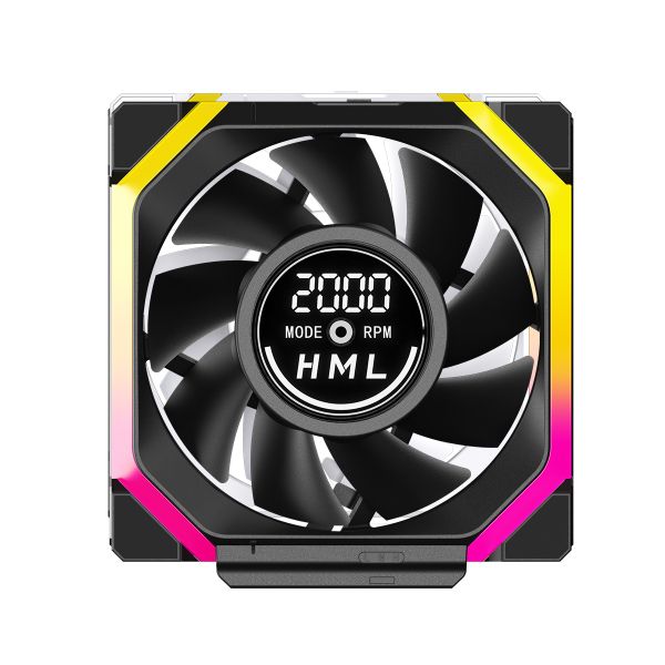 Quạt tản nhiệt PC Leopard Galaxy V2 | Kit 3 Fan 120mm, ARGB, Đen 