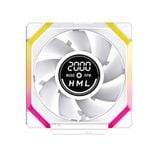  Bộ 3 Fan Case Leopard Galaxy V2 Argb Digital 12cm (Gió Ngược) (Sync Main) - Trắng 