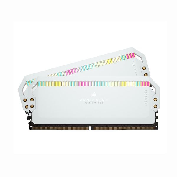  RAM PC Corsair Dominator Platinum 64GB RGB DDR5 White | (2x32GB), 5600MHz, Intel/AMD CMT64GX5M2B5600C40W 