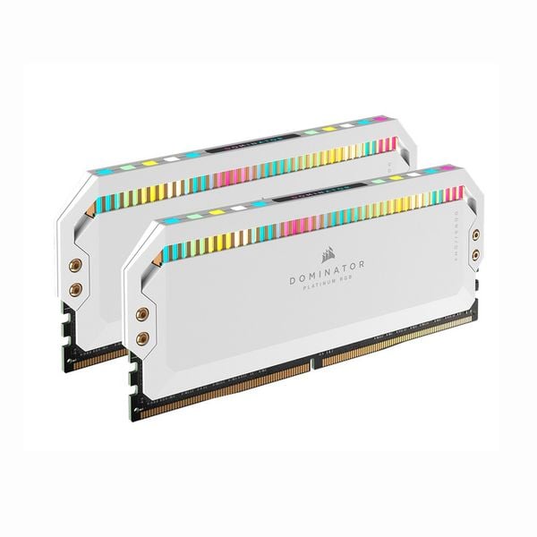  RAM PC Corsair Dominator Platinum 64GB RGB DDR5 White | (2x32GB), 5600MHz, Intel/AMD CMT64GX5M2B5600C40W 