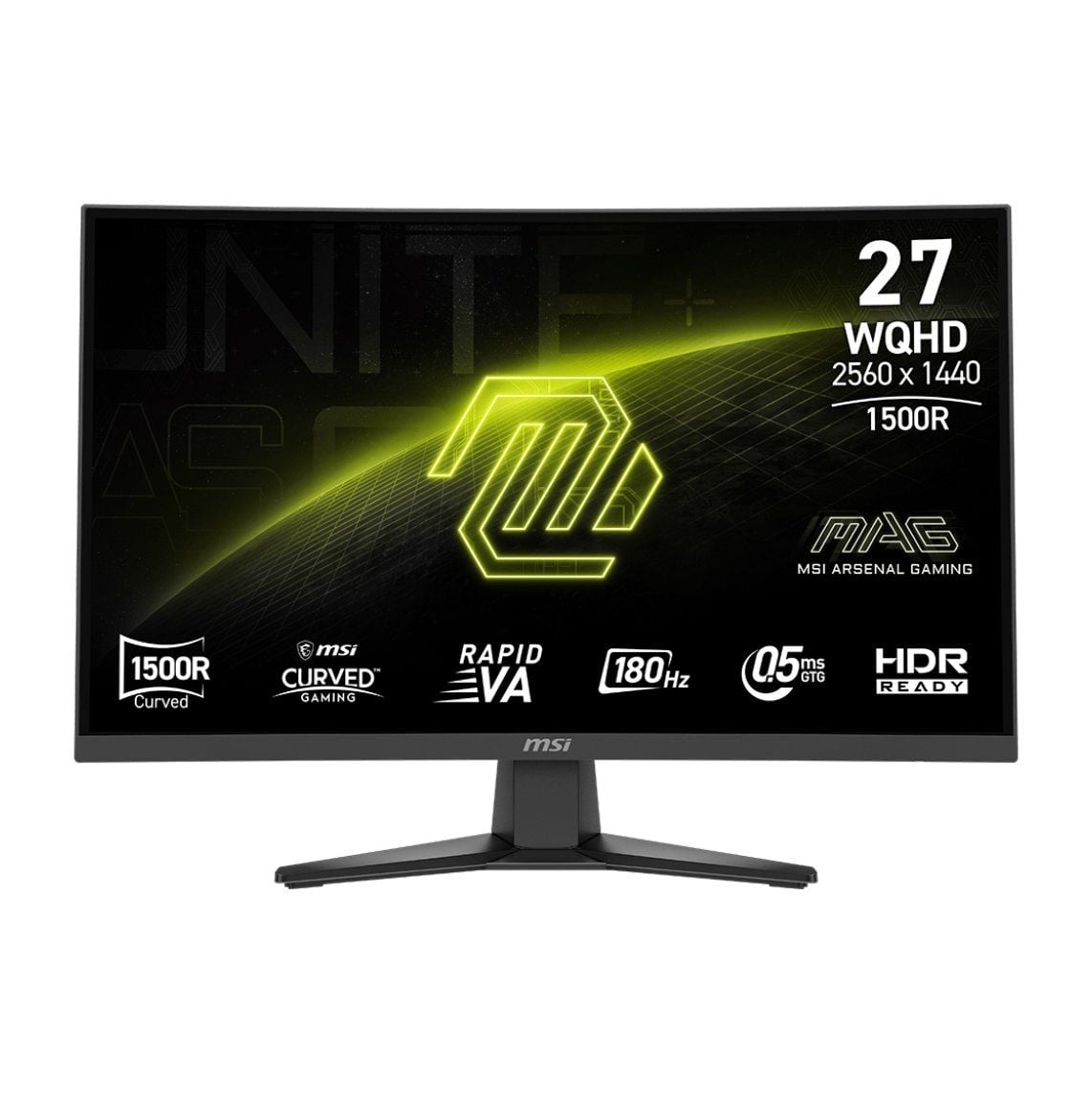Màn Hình MSI MAG 275CQF E18 (27 inch, WQHD, VA, 180Hz, 0.5ms, Cong)
