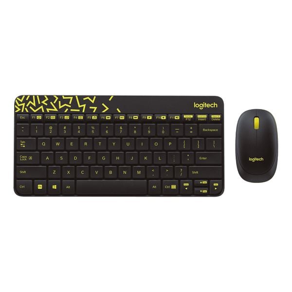  Combo phím chuột văn phòng Logitech MK240 | Wireless, Mini, Black 