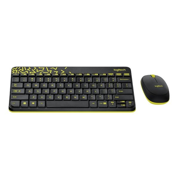  Combo phím chuột văn phòng Logitech MK240 | Wireless, Mini, Black 