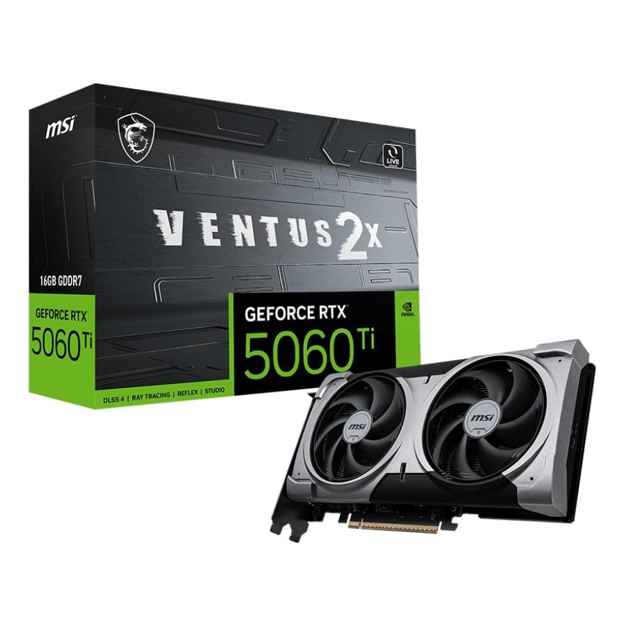  Card màn hình MSI RTX5060Ti Ventus2X Plus 16G 