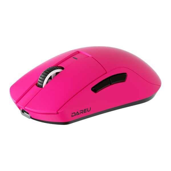  Chuột gaming DareU EM950T Ultralight | 3 mode, 12000 DPI, 63g, Hồng 