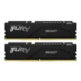  RAM PC Kingston Fury Beast 64GB DDR5 Black | (2x32GB), 5600MHz, Intel/AMD KF556C40BB2K2-64 