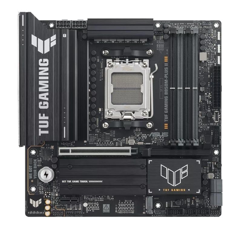  Mainboard ASUS TUF GAMING B850M-PLUS II DDR5 | AM5, Micro-ATX, 4 khe RAM 