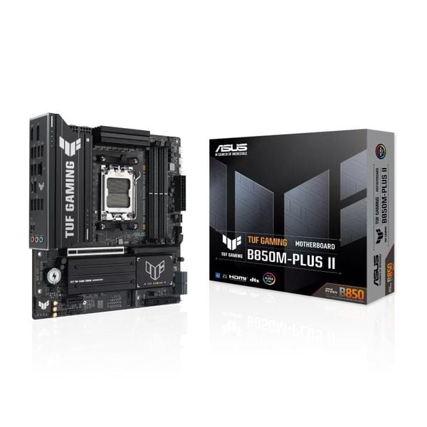  Mainboard ASUS TUF GAMING B850M-PLUS II DDR5 | AM5, Micro-ATX, 4 khe RAM 