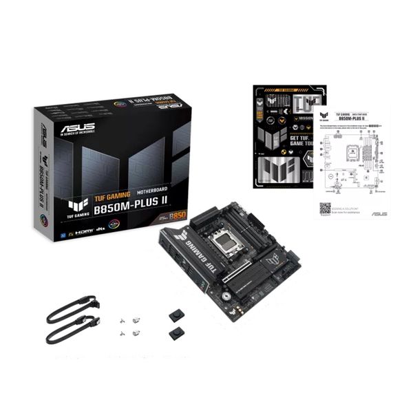  Mainboard ASUS TUF GAMING B850M-PLUS II DDR5 | AM5, Micro-ATX, 4 khe RAM 