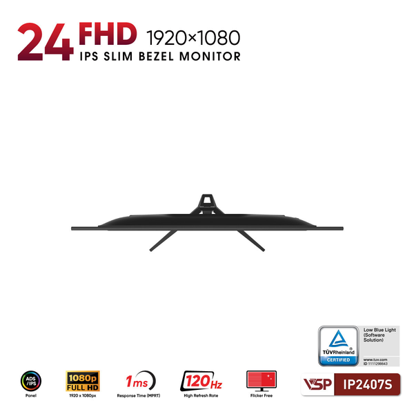  Màn hình Văn Phòng VSP IP2407S | 24 inch, FHD, 120Hz, IPS 
