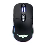  Chuột gaming Newmen WGX6 | Wireless 2.4Ghz, 12000 DPI, 110g, RGB, Đen 