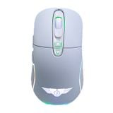  Chuột gaming Newmen WGX6 | 2 Mode, 12000 DPI, 110g, RGB, Trắng 