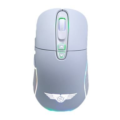  Chuột gaming Newmen WGX6 | 2 Mode, 12000 DPI, 110g, RGB, Trắng 