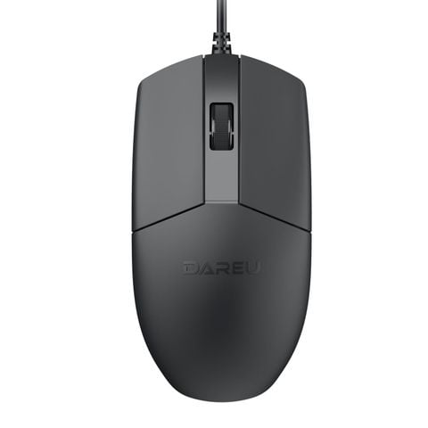 Chuột văn phòng DareU LM103 | Có dây, 1200 DPI, 100g, Đen